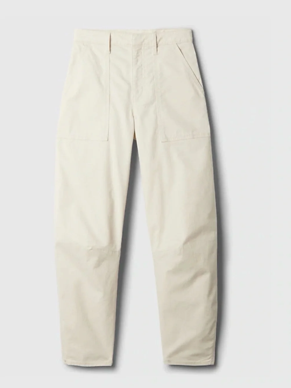 GAP High-Rise Barrel Utility Pants - Cream - Picture 2 of 4